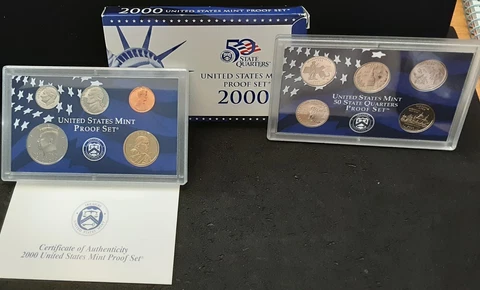 2000 U.S. PROOF SET - ORIGINAL BOX Cover
