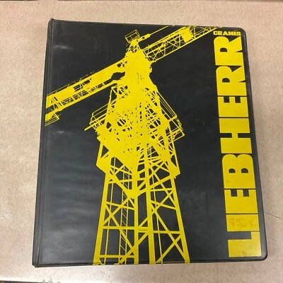 Liebherr 850C PARTS BOOK CATALOG MANUAL GUIDE LIST STATIONARY C & HC TOWER CRANE - Image 1 of 4