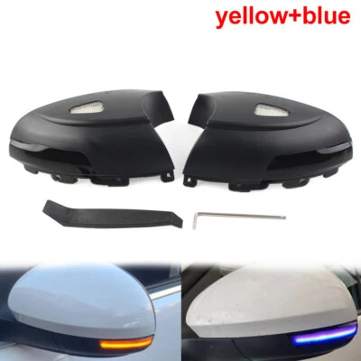 LED Dynamic Turn Signal Light Mirror Indicator W/Puddle Light Fit VW Tiguan MK1 - Image 1 of 4