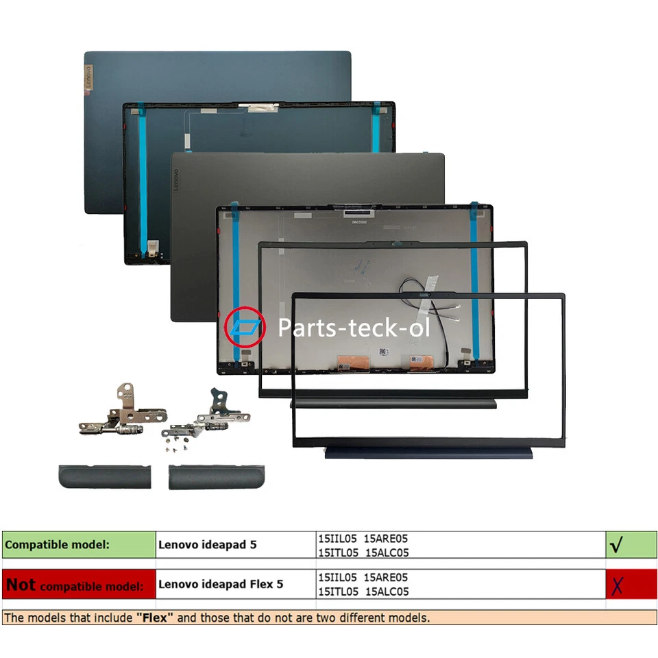 For Lenovo ideapad 5 15IIL05 15ARE05 15ITL05 15ALC05 Lcd Back Cover Rear Lid NEW - Image 1 of 3