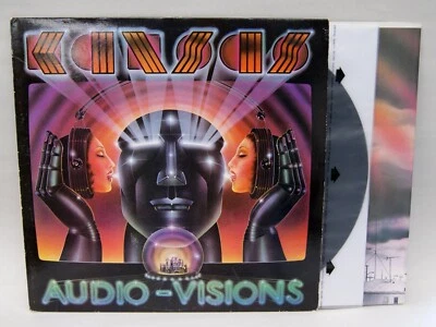 Kansas Audio Visions Vinyl Record 1980 Kirshner, Ultrasonic Clean VG+/VG+ R-1113 - Image 1 of 2