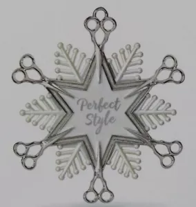Parrucchiere Holiday Style Perfect Style 2018 Hallmark ornamento in metallo - NUOVO - Foto 1 di 5