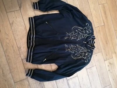 Chaqueta de difusión IB negra y dorada Foto 1 de 2