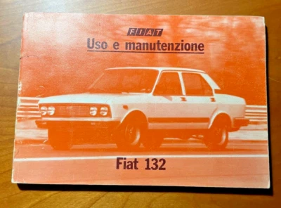 Manuale uso e manutenzione FIAT 132- Ottimo Stato - Maggio 1980 - Immagine 1 di 3