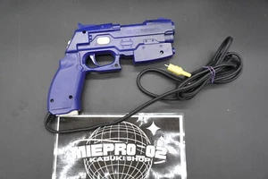 PS2 GUNCON 2 Gun Controller blue Work for CRT TV Only Namco Playstation 2 - Picture 1 of 9