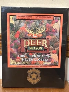 Deer Season - Hunting Board Game -New/Sealed Ship Shape Games 2013 - Picture 1 of 4