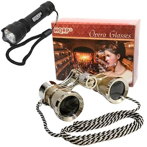 HQRP Opéra Théâtre Binoculaire 3X25 Optics Lentilles Avec / Chaîne + Compact - Photo 1 sur 8