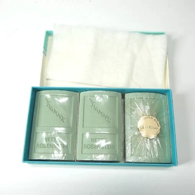 Tianne Perfumed Soap Bars Nettie Rosenstein 9oz Box NOS Vintage Unused - Image 1 of 4