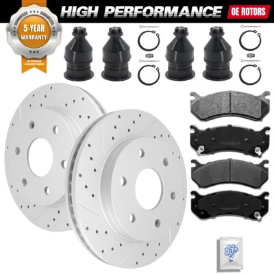 For 2000-2006 Chevrolet Tahoe Control Arm Tie Rod End w/ Front Brake Rotor Pads - Image 1 of 4