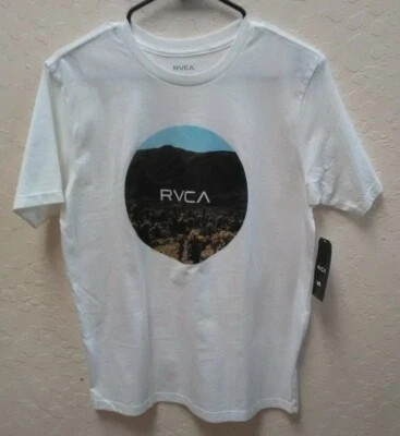 Camiseta manga corta RVCA Motor blanca para niños talla XL Foto 1 de 2