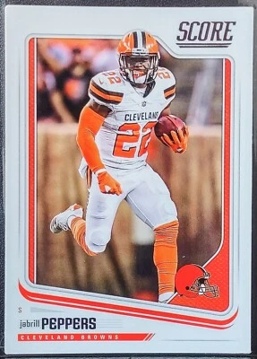2018 Score Jabrill Peppers RC #74 Cleveland Browns - Image 1 of 2