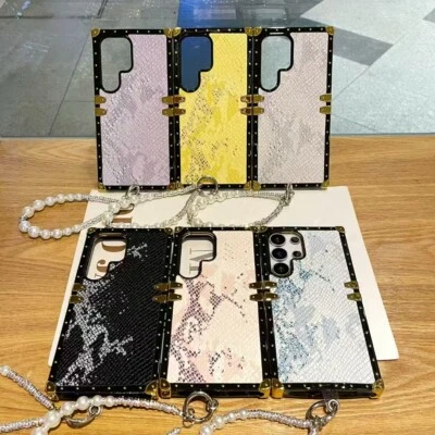 Pearl Snake Phone Case For Huawei Mate 60 Nova 13 14 P60 P50 Honor 300 200 Pro - Image 1 of 4