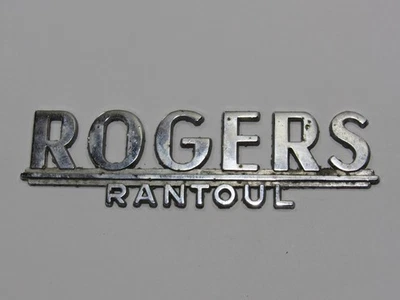VTG Rogers Chevy-Pontiac Rantoul Illinois Metal Dealership Badge Emblem Tag Il - Image 1 of 2