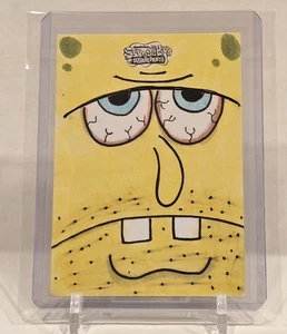 Tarjeta de boceto 2025 Topps cromada Bob Esponja 25 aniversario 1/1 Ryan Thompson 🧽 - Imagen 1 de 2