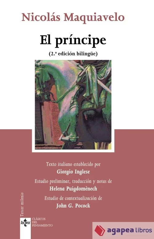 El príncipe: De Principatibus. Edición bilingüe. NUEVO. ENVÍO URGENTE (Librería  - Imagen 1 de 1