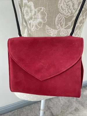 Vintage Bally Shoulder Bag Dark Red Suede(matching Shoes Available) - Image 1 of 4