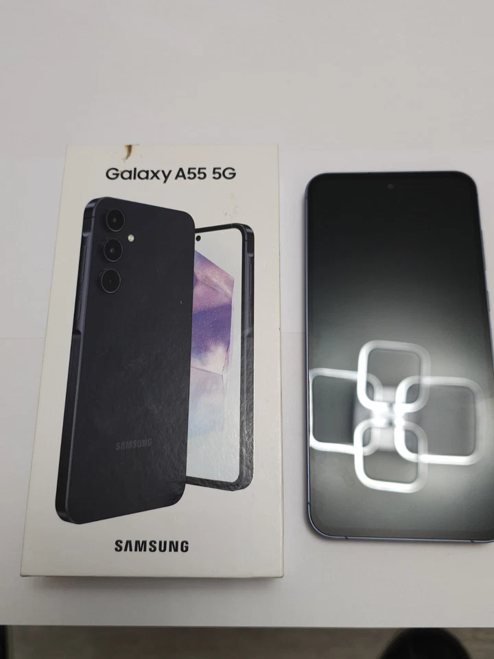 Samsung Galaxy A55 128GB Unlocked Awsome Navy immaculate condition - Image 1 of 4