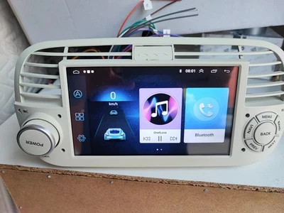 AUTORADIO/STEREO 2 DIN DEDICATO PER FIAT 500- 7 POLLICI ANDROID- NAVIGATORE-... - Immagine 1 di 4