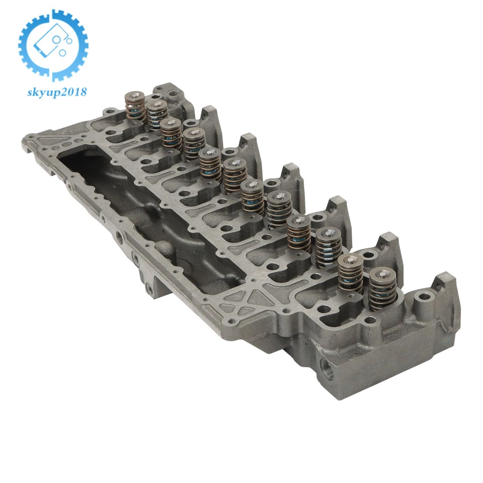 For Ram 2500 3500 94-98 5.9L 12V DSL 6B 6BT 6BTA Cylinder Head W/Valves W/Spring - Image 1 of 4