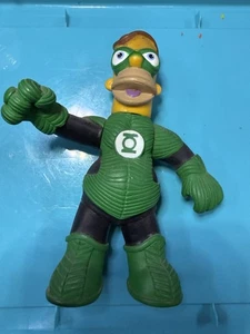 💚 RARE Mexican Bootleg Figure: "Green Lantern" Homer Simpson (2011 Movie Style) - Picture 1 of 3