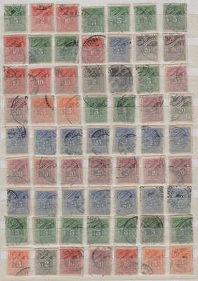 GRECIA 1902 - 1930S FRANQUEO DEBIDO COLECCIÓN DE 126 SELLOS USADOS Foto 1 de 2