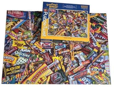 PUZZLE TWIST Somethings Amiss CANDY CRAVINGS 1000 Piece Puzzle COMPLETE - Image 1 of 4