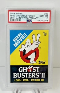2018 Topps 80th Anniversary 1989 Ghostbusters II #26 PSA 10 - Pop 2 - Picture 1 of 7