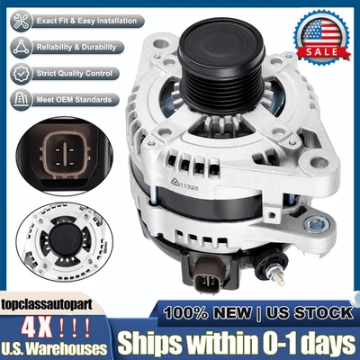 OEM Alternator 11326 104210-5510/11/12 For 11-16 Toyota Highlander 07-16 Sienna Foto 1 de 4
