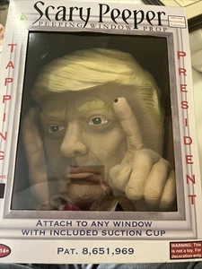 Animierter gruseliger Pipi klopft realistische Augen Halloween Dekoration Donald Trump - Bild 1 von 1