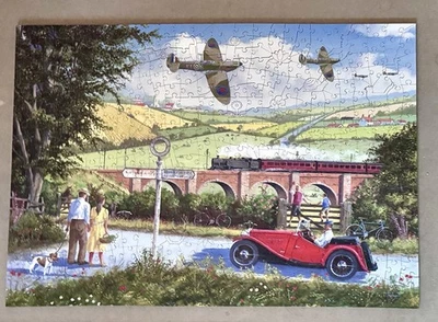 Wentworth wooden puzzle ~ 'Spitfires' by Derek Roberts ~ 500 pcs - Image 1 of 2