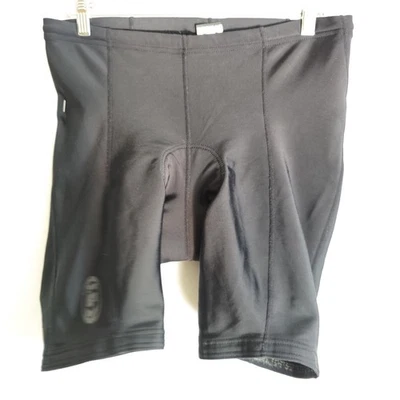 L/G? Pantalones Cortos de Ciclismo Louis Garneau Para Hombre Negros con Acolchado Azul y Gamuza Blanca Foto 1 de 4