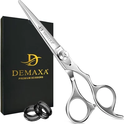 Tijeras profesionales para cabello y barbería de 6.5" - Acero inoxidable de alto - Image 1 of 4