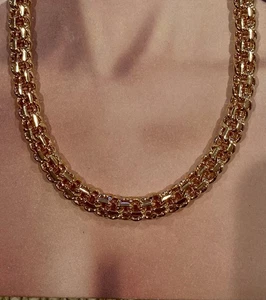 Vergoldete 18k Kette Halskette Herren 25”/8mm. - Bild 1 von 9