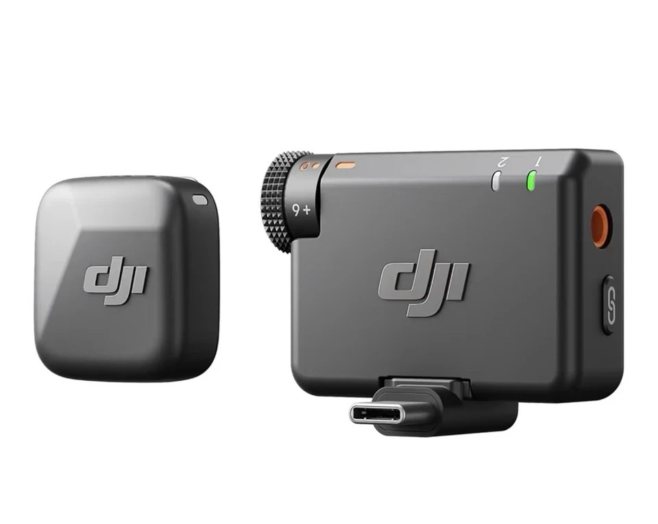 DJI Mic Mini (1 TX + 1 RX) Compact Wireless Microphone System (Black) Fast Ship - Image 1 of 4