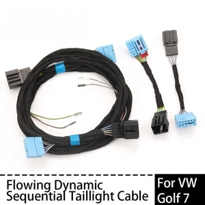 Retrofit LED Tail light Cable Adapter Dynamic Wire Harness Kit For VW Golf 7 - Picture 1 of 6