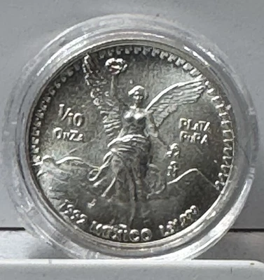1992 MEXICO 1/10 Oz Libertad .999 SILVER - Image 1 of 2