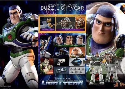 Figura Hot Toys Buzz Lightyear Space Ranger Alpha Deluxe escala 1:6 MMS635 Disney Foto 1 de 4