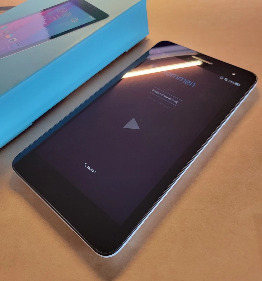 Huawei Mediapad T1 7.0 8GB Silber (Panel Schwarz) A-Ware in geöffneter OVP - Bild 1 von 2