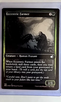 2022 MTG Magic The Gathering Innistrad Double Feature Foil #185 Eccentric Farmer - Image 1 of 2