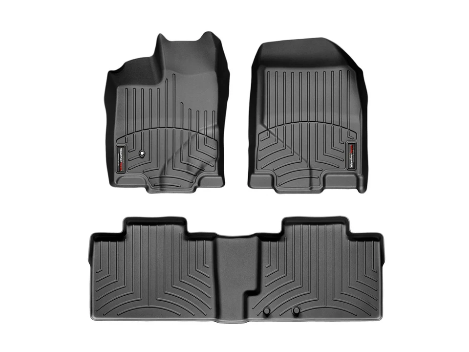 Forro de piso WeatherTech para Ford Edge 2007-2010 - primera y segunda fila, negro Foto 1 de 4