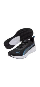 PUMA Men's Black & Blue Rocket Fuel Sneaker Size 8.5 - Picture 1 of 5