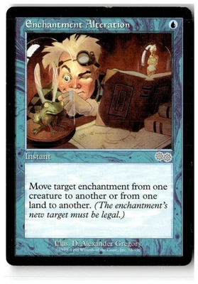 MTG Enchantment Alteration - Urza's Saga Heavily Played English Playset (x4) - Image 1 of 4