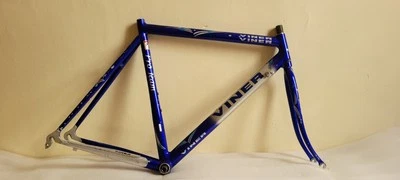 Viner Pro Team Road Frame & Fork 54cm – Italian Thread BB – Vintage Racing - Image 1 of 4