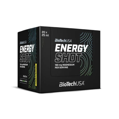 (5,80 EUR / 100 ml) Biotech USA Energy Shot - 20x25ml Trinkampullen für  ... - Bild 1 von 3