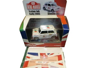 CORGI MINI COOPER MINI MANIA TEAM 66 ITALIAN JOB RALLY 2005 CC82247 1/36 MIB - Picture 1 of 9