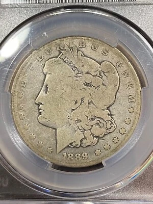 CACG AG3 1889 CC MORGAN DOLLAR KEY DATE ABOVE AVERAGE FOR THE GRADE - Image 1 of 3