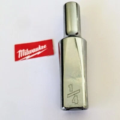 MILLWAUKEE Milwaukee 1/4 in x 3/8 In. Dr 6-Point Deep Socket Free USA Shipping