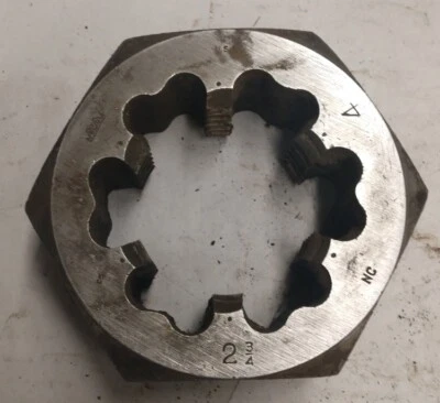 Vintage Greenfield Tap & Die - 2-3/4"  Hex  Die - 4-1/2" Diameter - Used - Image 1 of 3
