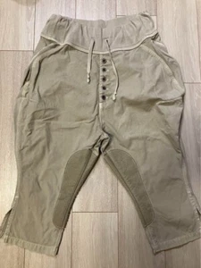 Kapital Sarouel Nouvelle Riding Pants 3/4 Length Beige Men's Size L - Picture 1 of 4