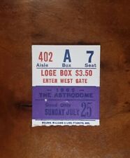 Nellie Fox ☆HOF☆ FINAL Career Game RARE FIND! 1965 Astrodome Astros Ticket Stub